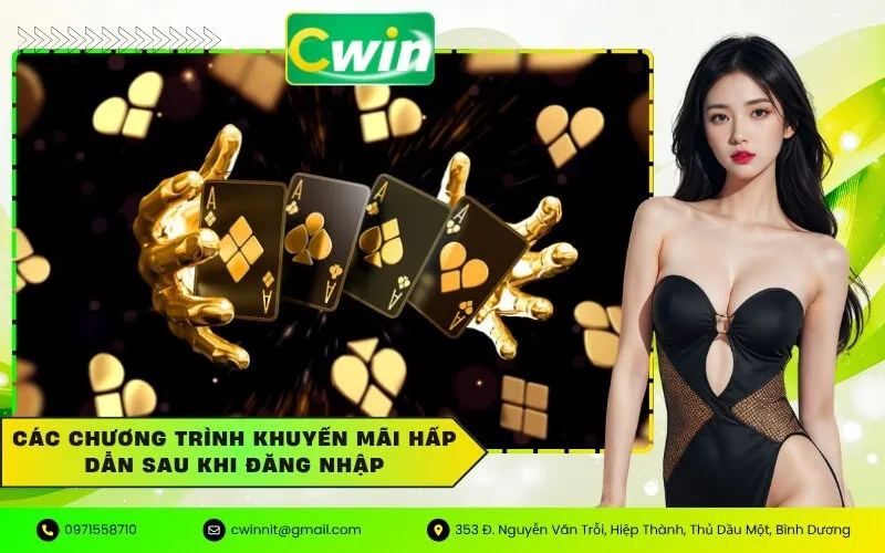 Các chương trình khuyến mãi hấp dẫn sau khi đăng nhập