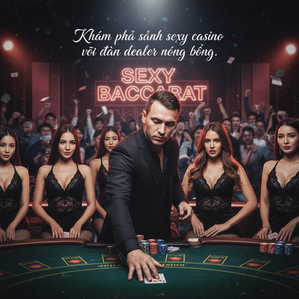 Dealer tương tác trực tiếp tại sảnh sexy casino