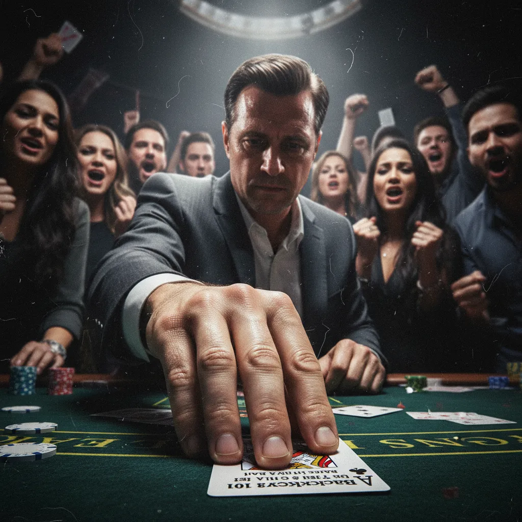 Một tay bài Blackjack with Át and K